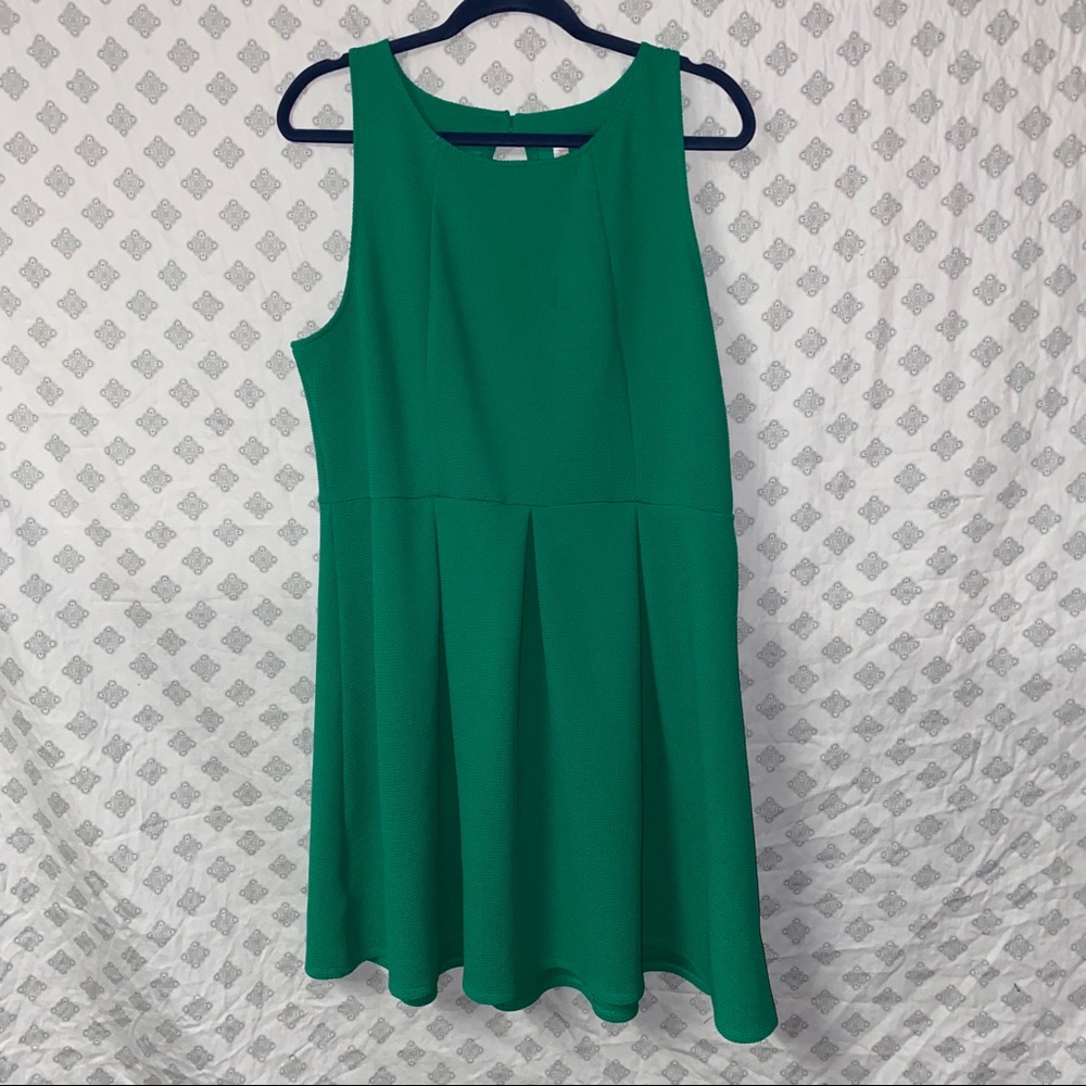 Green Skater Dress